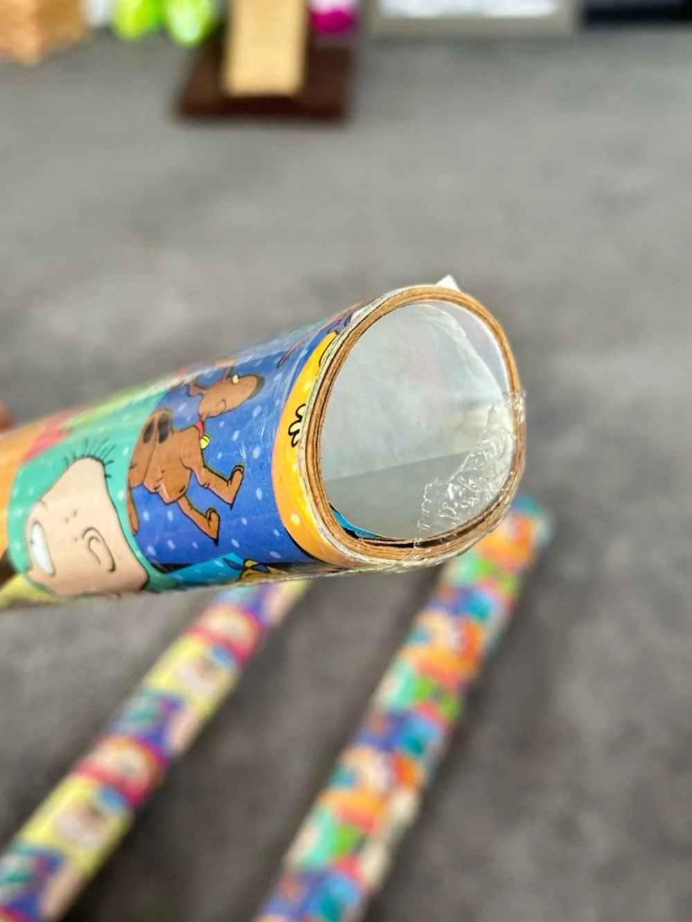 3 Rolls 1997 Nickelodeon American Greetings Rugrats Gift Wrapping Paper Prop Y2K